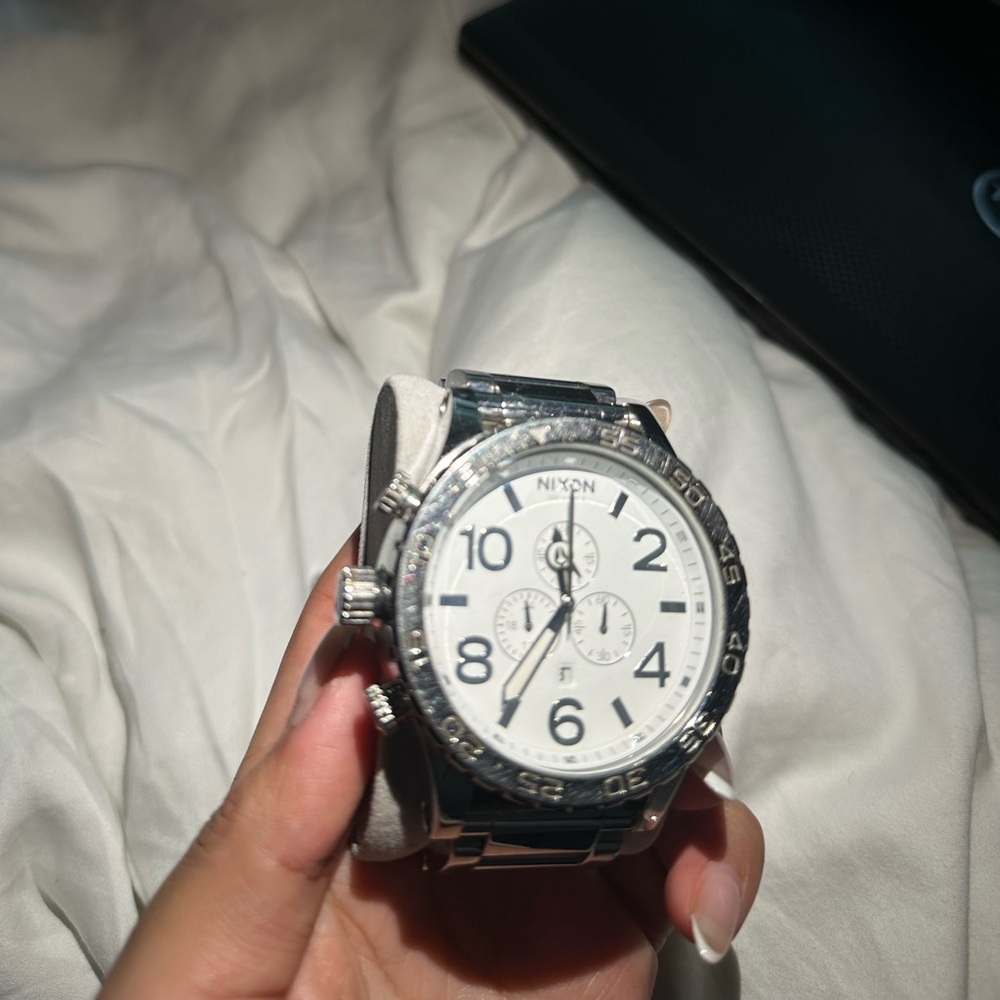 Nixon Simplify 51-30 Tide Watch - White and Stainless Steel - Picture 3 of 7